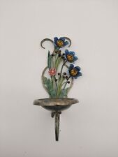 Wunderschöne Wand Kerzenleuchter aus Schmiedeeisen florentiner Stil 25cm