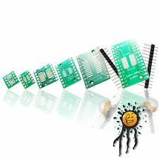 SOP8 SOP10 SOT23 SOP14 SOP16 SOP20 SOP24 SOP28 to Dip Adapter Set 6 Teile + Pins