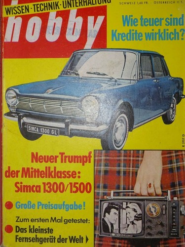 Hobby 1963 simca 1300 - 1963,,
