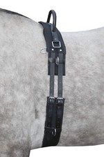 Longiergurt mit Haltegriff  VB/WB Pony Shetty HKM 1795  schwarz Neu