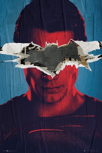 Poster batman superman - batman,