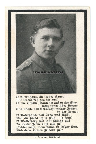 Orig sterbebild nachrichten - orig.,