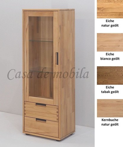 Vitrine halbhoch 46x132x32cm