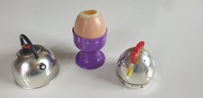 3 mechanische Küchentimer; Kurzzeitmesser; Eieruhr; Küchenuhr