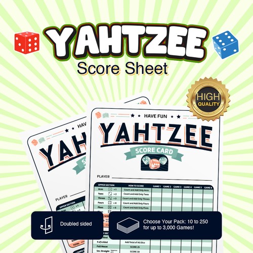 Yahtzee noten ersatzteile - yahtzee,
