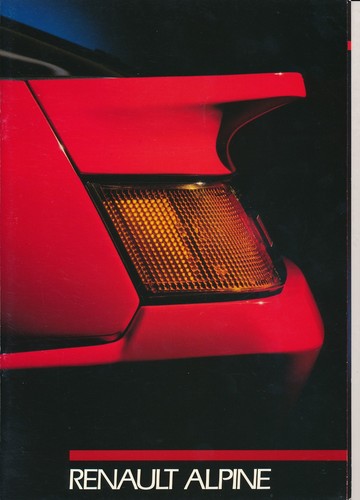Renault alpine turbo kat - renault, v6