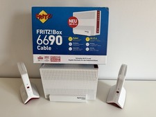 Fritzbox 6690 Kabelmodem Router + 2x Repeater