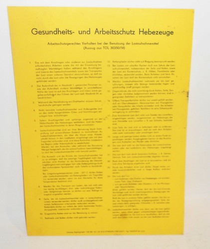 Ddr kunststoff hinweisschild - ddr,