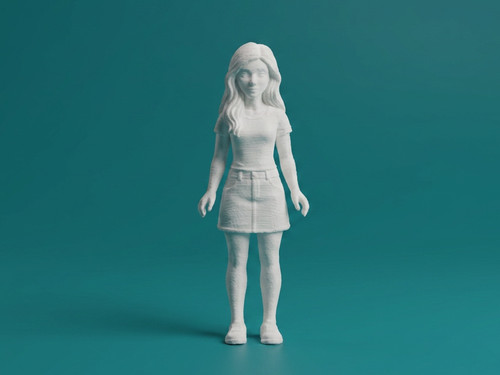 Puppenhaus-Mädchenfigur