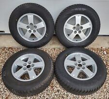 Mitsubishi Outlander II III Alufelgen 6,5x16 ET38 Winterreifen 215/70, 6,7 - 8mm