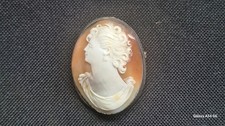 Antike Kamee Brosche 800er