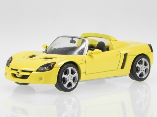 Opel speedster gelb modellauto - opel,
