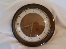 WANDUHR ELKA SCHWEBEGANG  SANFTER GONG  8 TAGEUHRWERK   VINTAGE