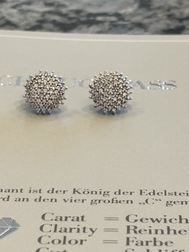 Paar brillant ohrstecker in - brillant,
