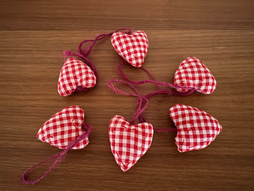 Ikea stoffherzen herz rot - 6,