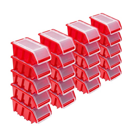 20x stapelbox mit deckel box - stapelbox,