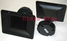 2x Hochtöner Hochtonhorn m Treiber 200w PA MCGEE MC Gee Hochtonlautsprecher NEU