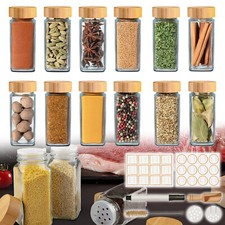 120ml Gewürzgläser Eckig