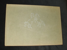 RIXA LAGE - GESTUT FALKENSTIEN - 1969 LTD EDITION HARDBACK SKETCHBOOK OF HORSES