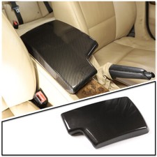 Für BMW 3er E90 E91 E92 E93 Carbonfaser Armlehne Abdeckung Mittelkonsole Pad