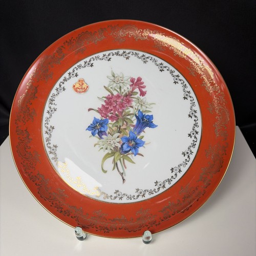 Teller enzian blüte platten - enzian,