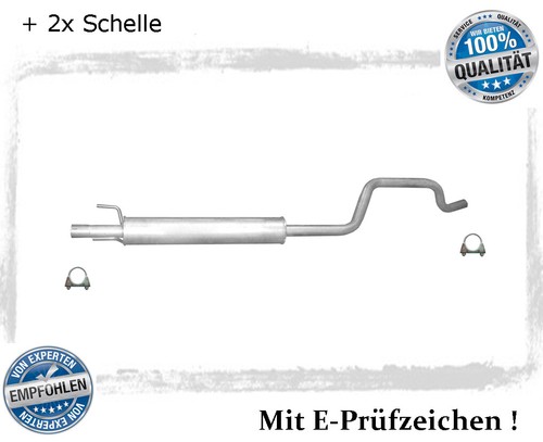 Mittelschalldämpfer für opel - für,