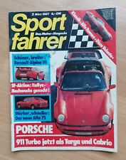 Sportfahrer 3/1987 - Renault