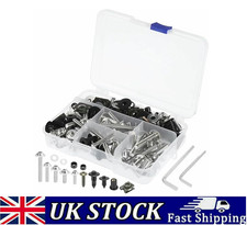 Satz Schrauben Karosserie Mutter Clips für Suzuki GSXR 600 750 1000 K1-K8 - silber