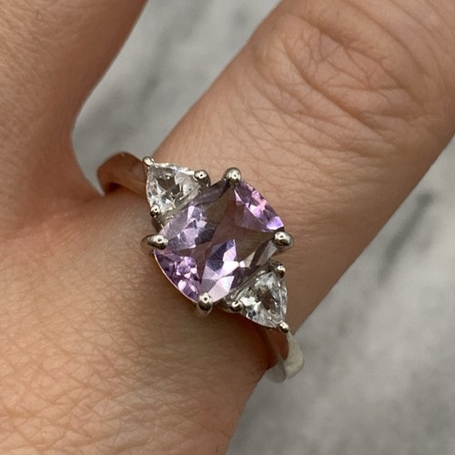 Amethyst spinell ring - ring, 925