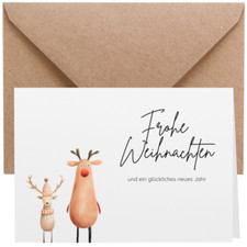 ZETTMANN® 20er Premium Weihnachtskarten mit Umschlag Set neue Weihnachtskarten