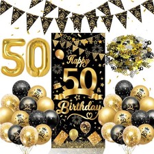 Geburtstag deko set - deko, ballons
