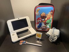 New Nintendo 3DS XL Pearl White | Geprüft | TOP Zustand | Mario Bundle