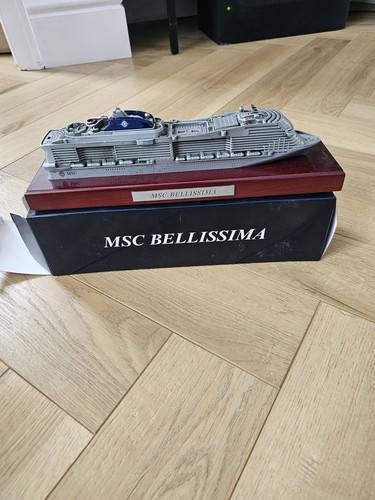 Msc bellissina schiffsmodell - msc,