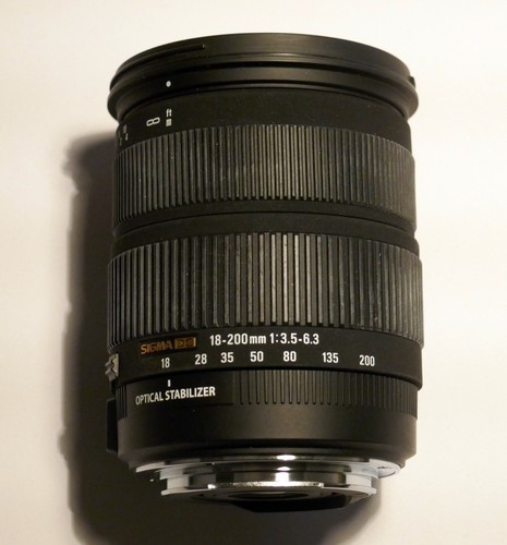 Zoomobjektiv sigma 200mm - zoomobjektiv,