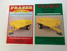 Fraser Industrieanhänger Verkaufsprospekt x 2. Beide in sehr gutem Zustand