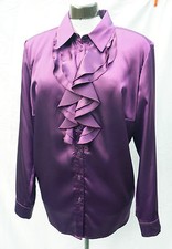 Satinbluse lila mona - 36,