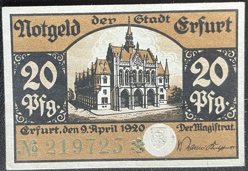 Pfennig erfurt 1920 - pfennig,
