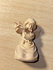 Original Glockenengel handgeschnitzt unbemalt  SET von 22 Engeln ca.4,5cm