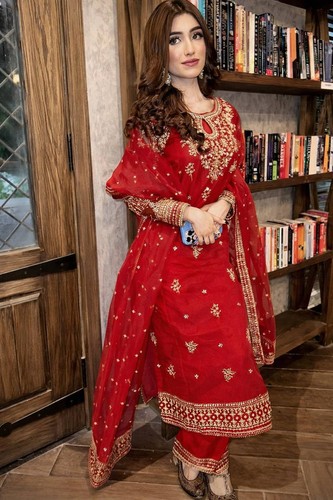 Pakistaner pink kameez salwar - kameez,