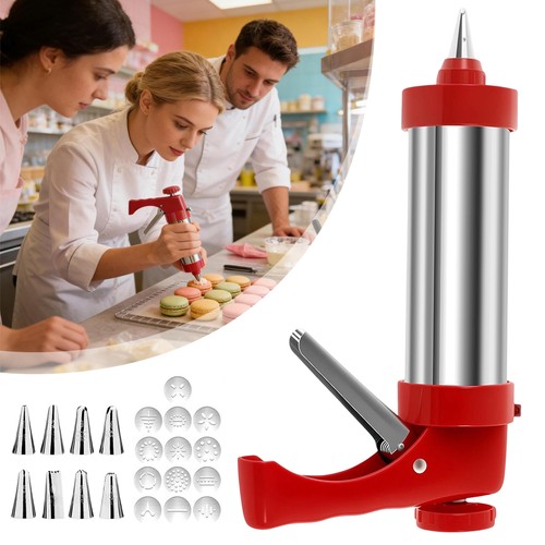 Edelstahl-Gebäckpresse