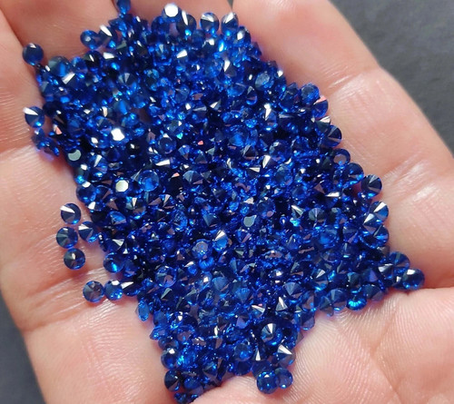 Natürlich blauer saphir mm - blauer,