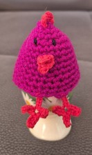 Eierwärmer, Huhn, Gehäkelt