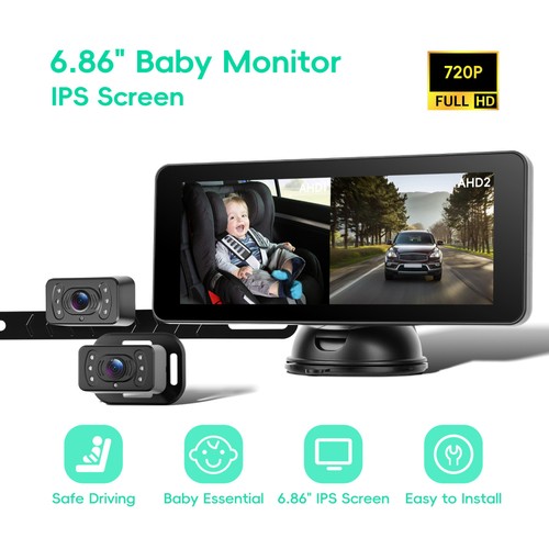 Baby autositz 1080p - autositz, 6,86''