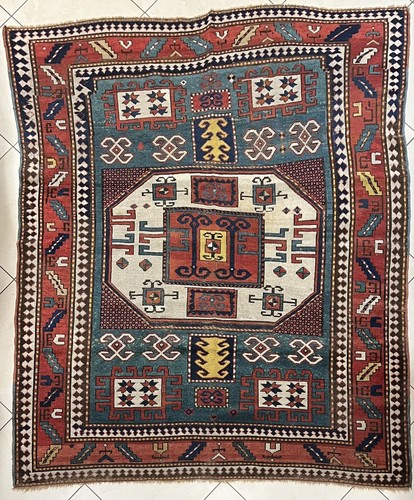 Karachoph prayer rug kasak old - karachoph,