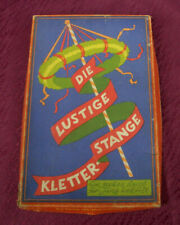 altes Würfelspiel - " Die lustige Kletterstange "- 1948 - Reichel Markneukirchen