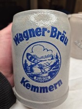 alter Bierkrug Brauerei Wagner-Bräu in Kemmern (LKr.Bamberg/Franken)