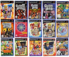 PS2 Playstation 2 Buzz Junior Guitar Hero Tanz Dance Spiele Sammlung Auswählen