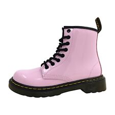 Dr. Martens Delaney Patent Kinderschuhe Mädchen Schnürstiefel Rosa Freizeit
