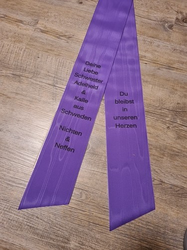 Trauerschleife kranzschleife - trauerschleife,