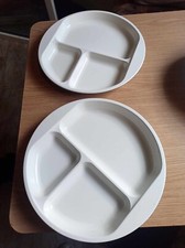 DDR 2x Menüteller rund 2x Suppenteller  VEB Triptis Pneumant /Sonneberg Top